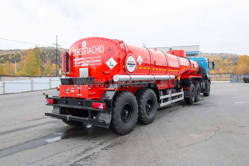 Полуприцеп цистерна нефтевоз ППЦН 23-21ПТ УСТ 9465 рамная