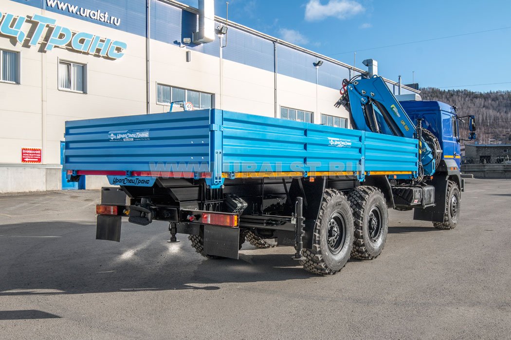 Автомобиль бортовой с КМУ ИМ-180 УСТ 5453РН Урал 4320-82, сп.м