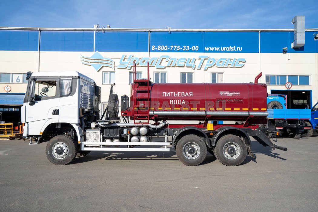 АЦПТ-10НО УСТ 5453 SHACMAN (ШАКМАН) SX32586V385 6х6, 315/80R22.5, КБ4575мм.