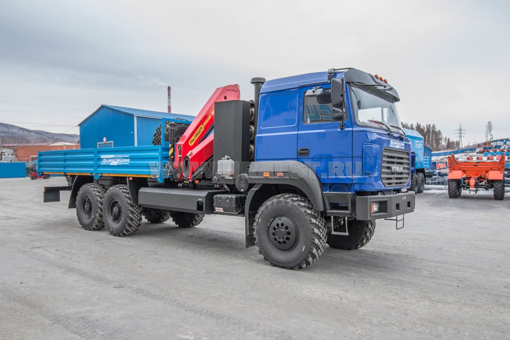 Автомобиль бортовой с КМУ ИМ-150N 54532E Урал 4320-4972-16