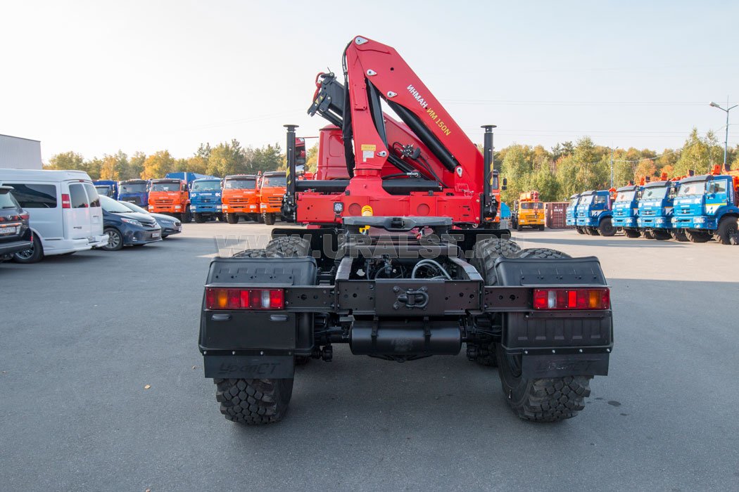 Седельный тягач с КМУ ИМ-150N УСТ 5453 Урал 5557-1151-60Е5