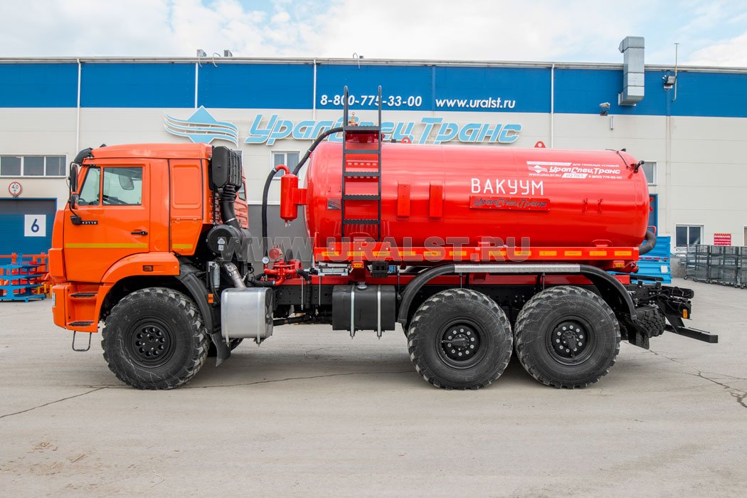 Автоцистерна вакуумная коммунальная МВ-10 КО УСТ 5453 Камаз 43118-50 сп.м.