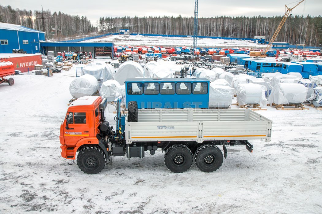 Автомобиль бортовой Камаз 43118-46 с КМУ ИМ-20