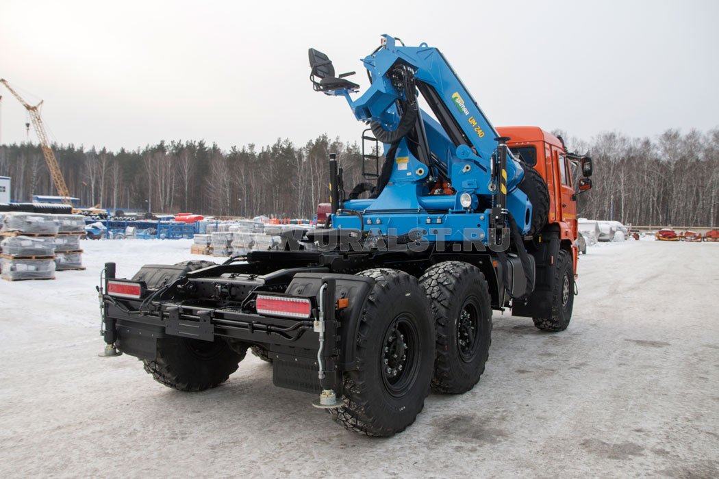 Седельный тягач с КМУ ИМ-240 УСТ 54531Т Камаз 53504-6030-50