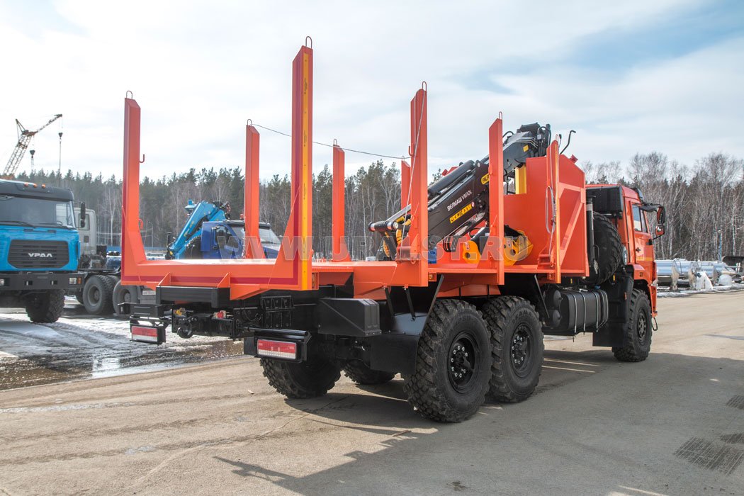 Сортиментовоз с КМУ-VM10L74 УСТ 5453СВ Камаз 43118-3027-50