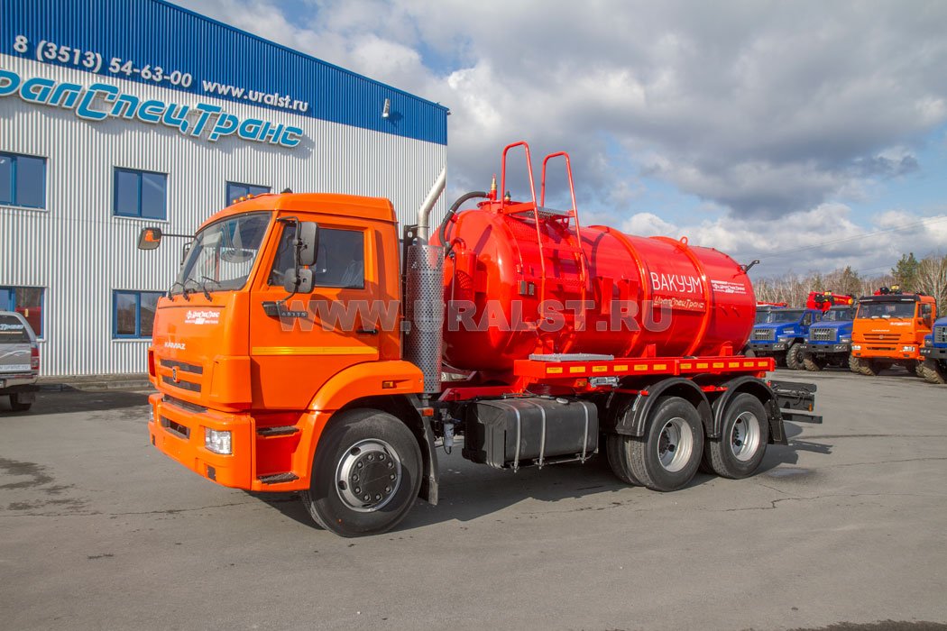 Автоцистерна вакуумная коммунальная МВ-10 КО УСТ 5453L4 Камаз 65115-48(А5)