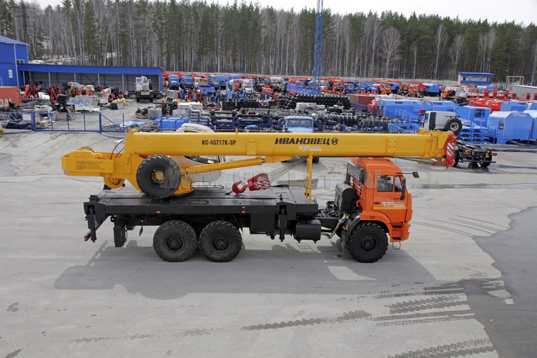 Автокран КС-45717К-3Р ОВОИД Ивановец на шасси Камаз 43118-46