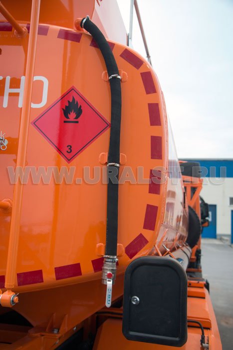Рукав для слива нефтепродуктов из экологического короба
