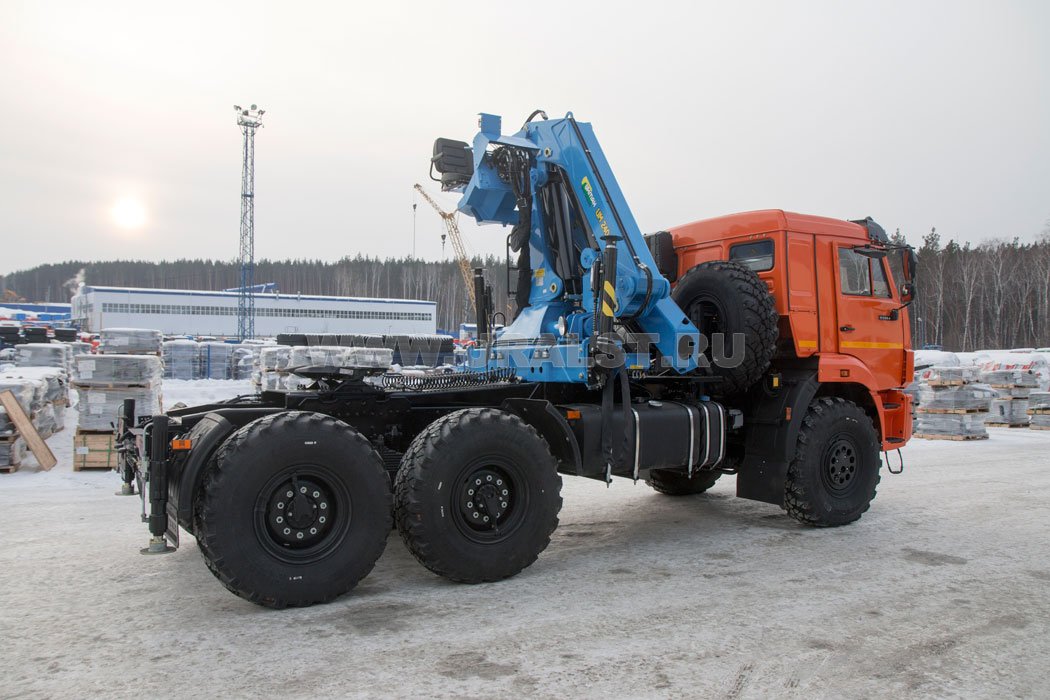 Седельный тягач с КМУ ИМ-240 УСТ 54531Т Камаз 53504-6030-50