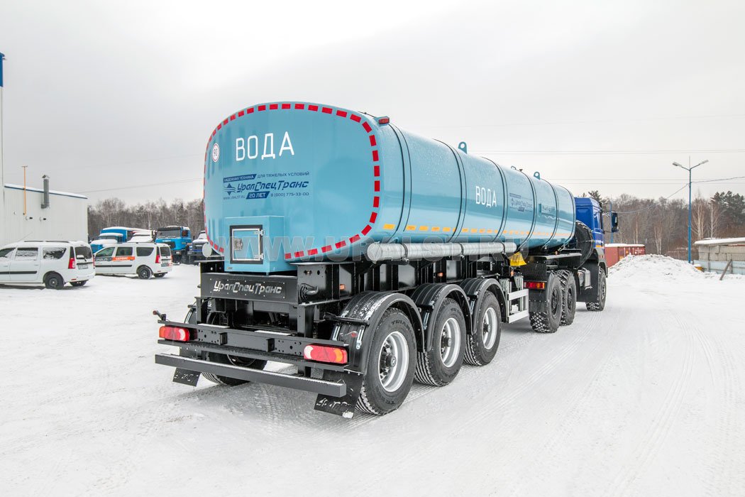 Полуприцеп цистерна для пищевых жидкостей ППЦПТ 25Т-31 УСТ 9465 рамная, термос, нерж