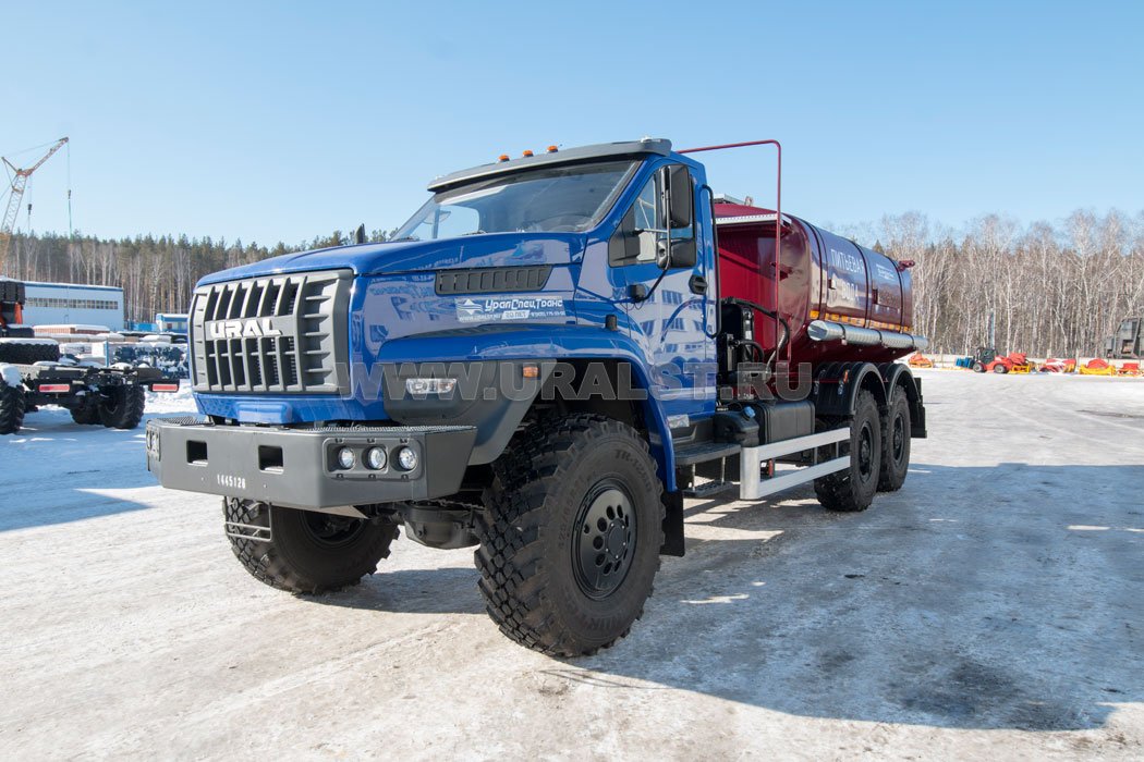 Автоцистерна АЦПТ-8НО УСТ 5453 Урал NEXT 4320-6951-72 насос, обогрев