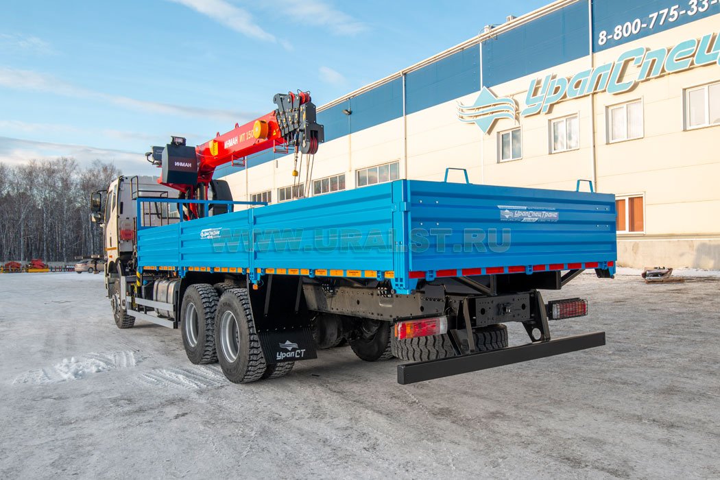  Автомобиль бортовой с КМУ ИТ-150 (тросовый) УСТ 5453 FAW 3250 (6х4)