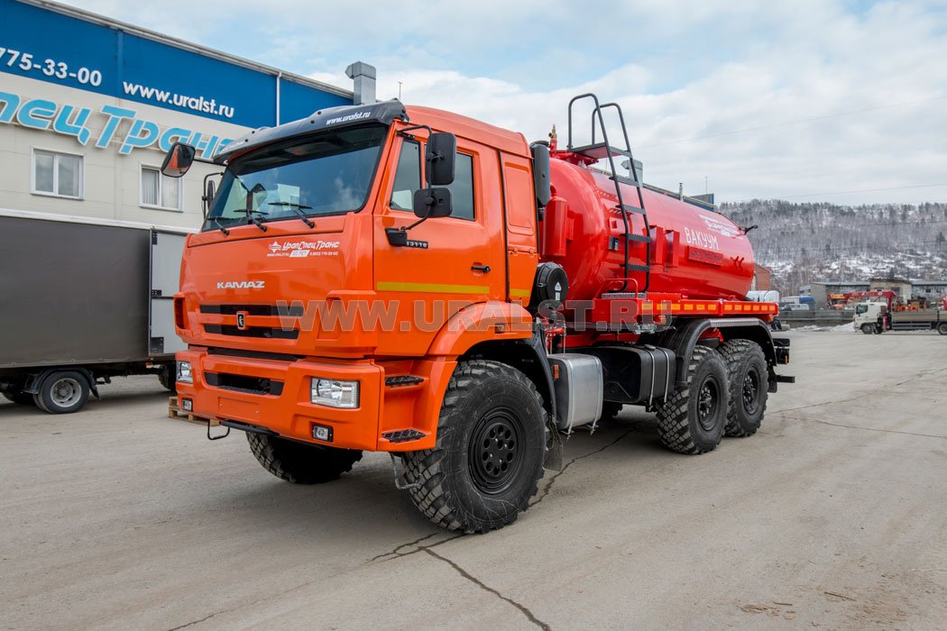 Автоцистерна вакуумная коммунальная МВ-10 КО УСТ 5453 Камаз 43118-50 сп.м.