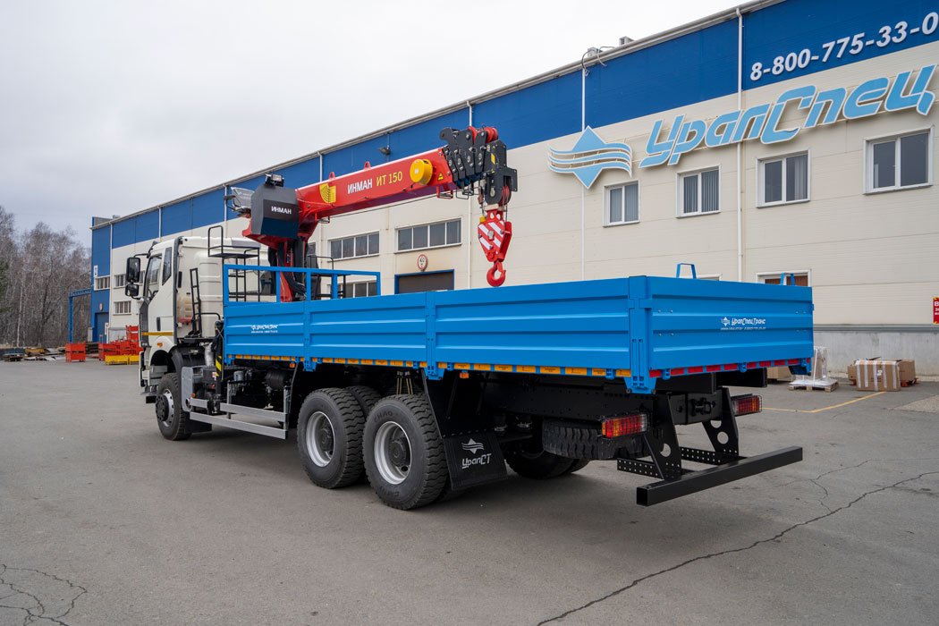 Бортовой автомобиль, УСТ 5453, с КМУ ИТ-150 УСТ 5453 FAW 3250 (6Х6)