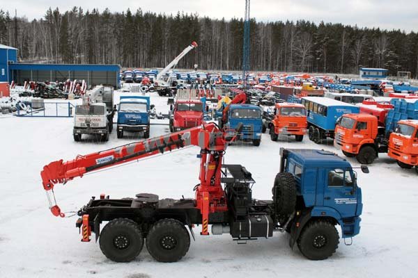 Бурильно-крановая машина Камаз 43118-46 с Kanglim KS-2056