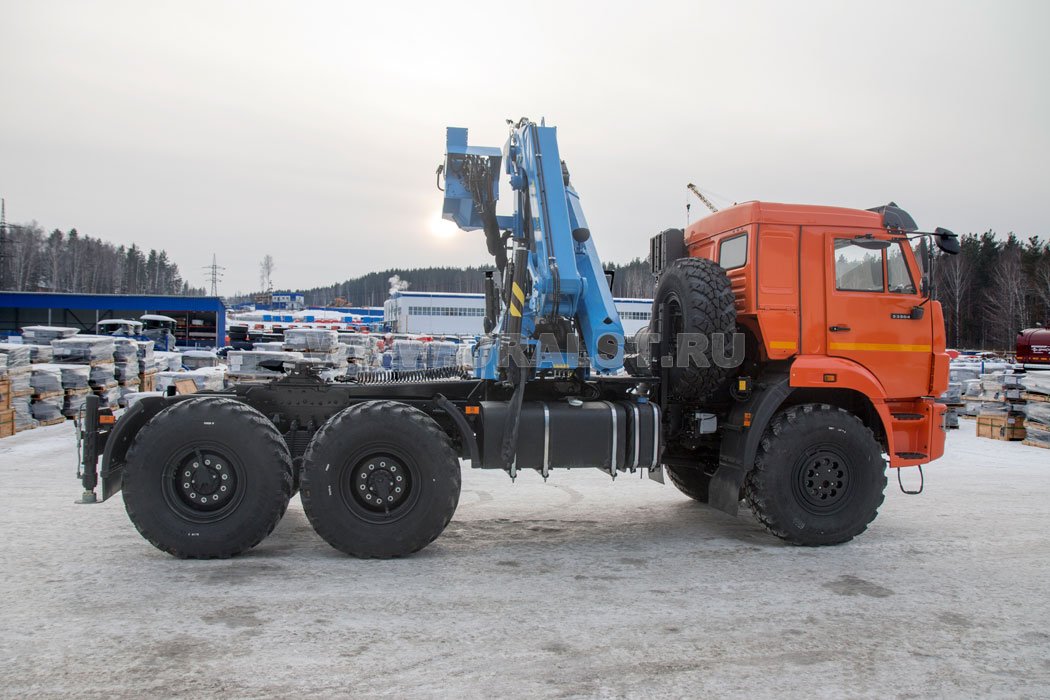 Седельный тягач с КМУ ИМ-240 УСТ 54531Т Камаз 53504-6030-50