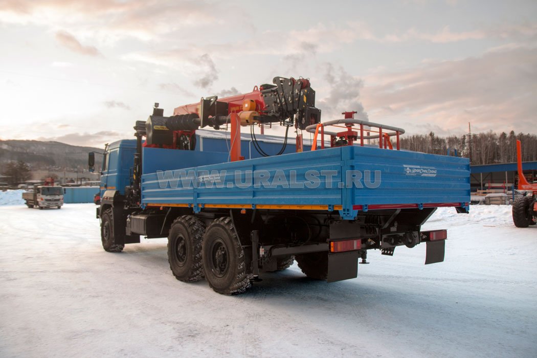 Бортовой с КМУ ИТ-200 (тросовый) Урал 4320-4972-82Е5