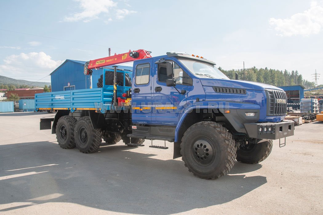 Бортовой с КМУ ИТ 80 (тросовый) УСТ 5453 Урал 4320 NEXT