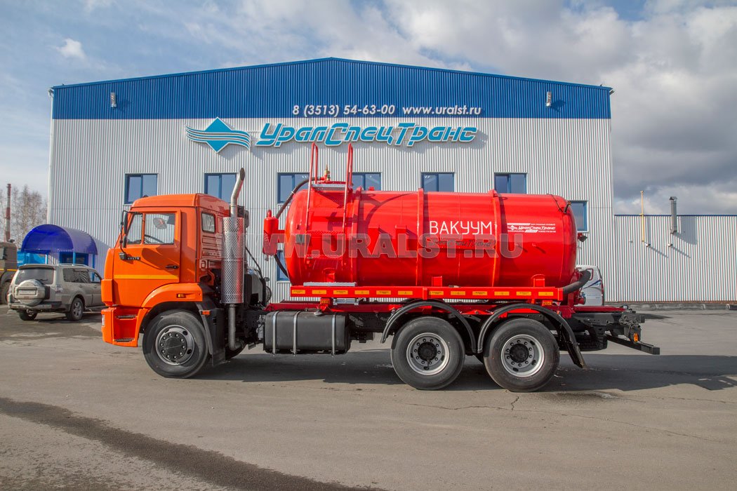 Автоцистерна вакуумная коммунальная МВ-10 КО УСТ 5453L4 Камаз 65115-48(А5)