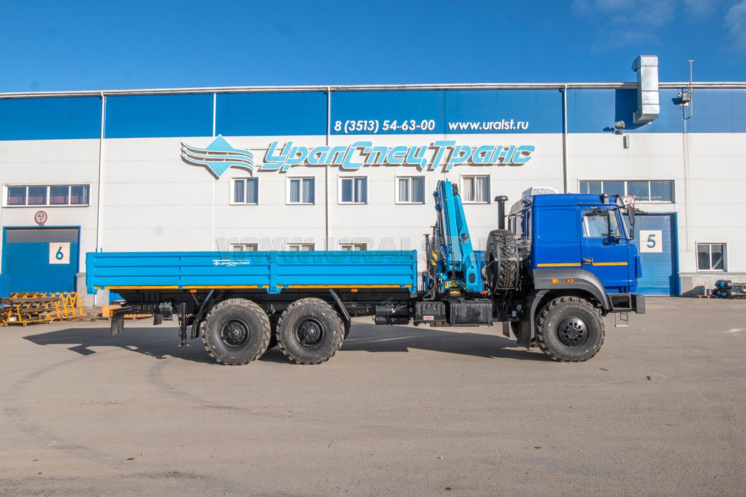 Автомобиль бортовой с КМУ ИМ-180 УСТ 5453РН Урал 4320-82, сп.м