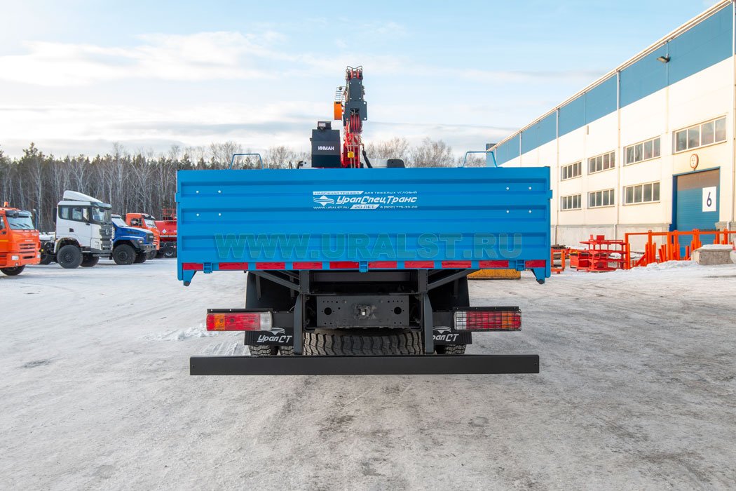  Автомобиль бортовой с КМУ ИТ-150 (тросовый) УСТ 5453 FAW 3250 (6х4)