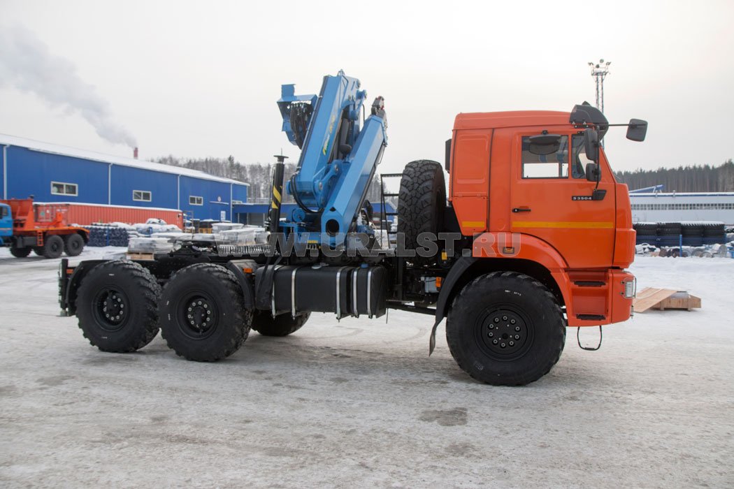 Седельный тягач с КМУ ИМ-240 УСТ 54531Т Камаз 53504-6030-50