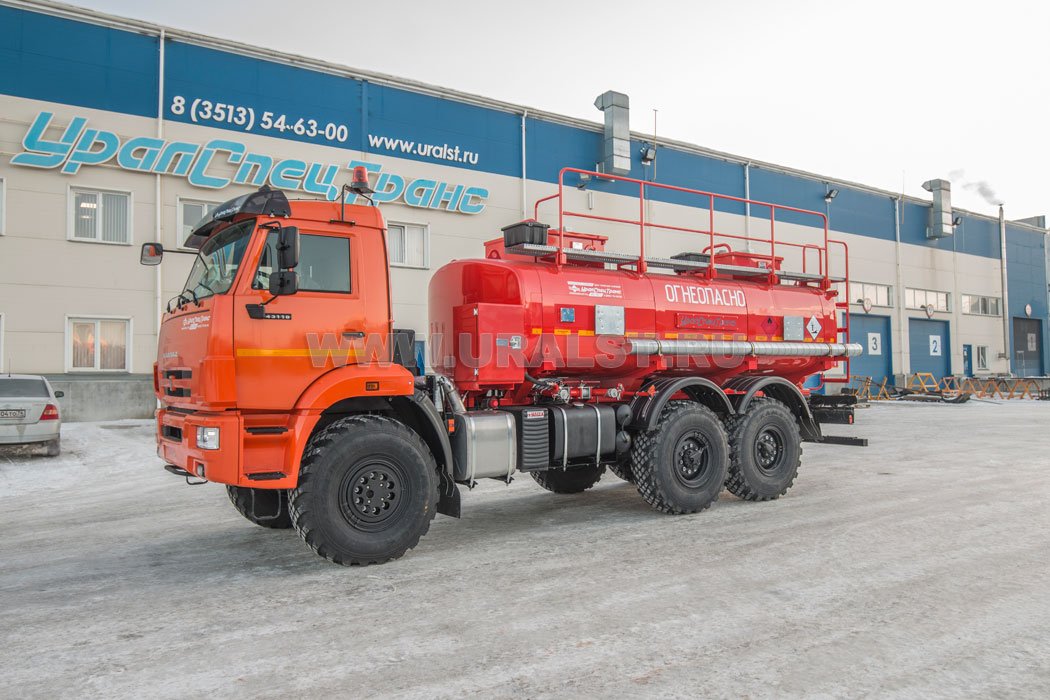 Автотопливозаправщик АТЗ-12-2Б УСТ 5453 Камаз 43118-50 нерж