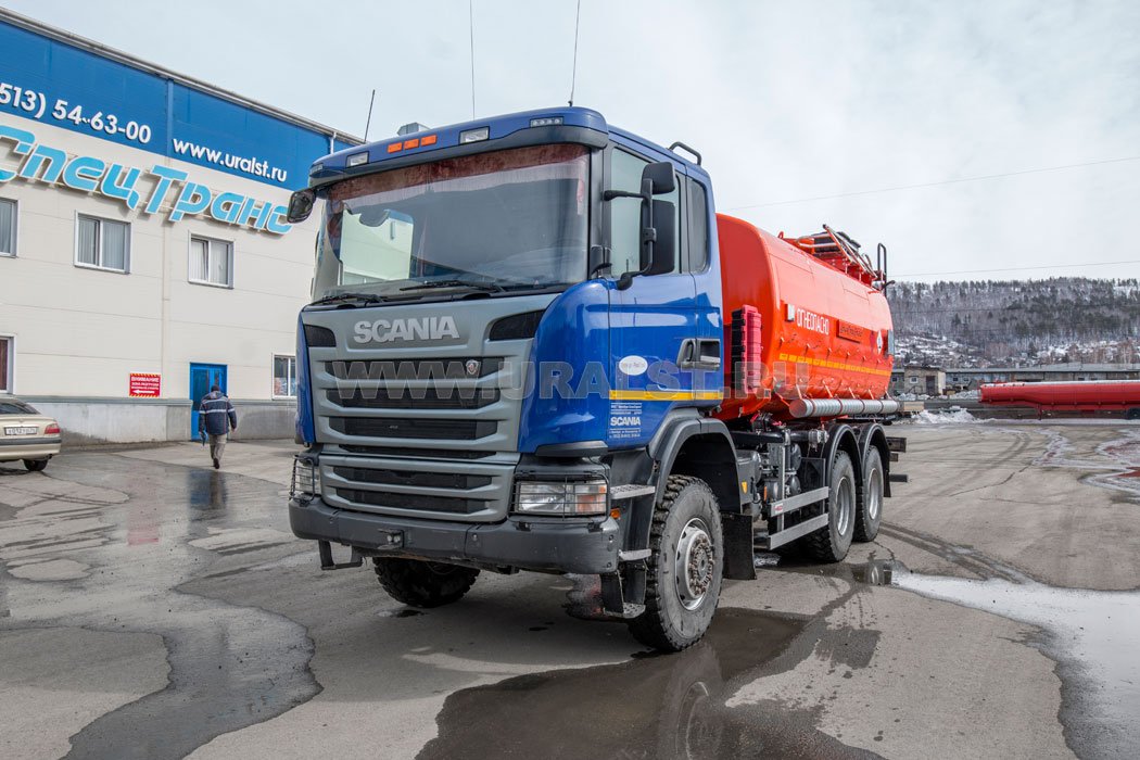 Автотопливозаправщик АТЗ-20 SCANIA (навесное оборудование)