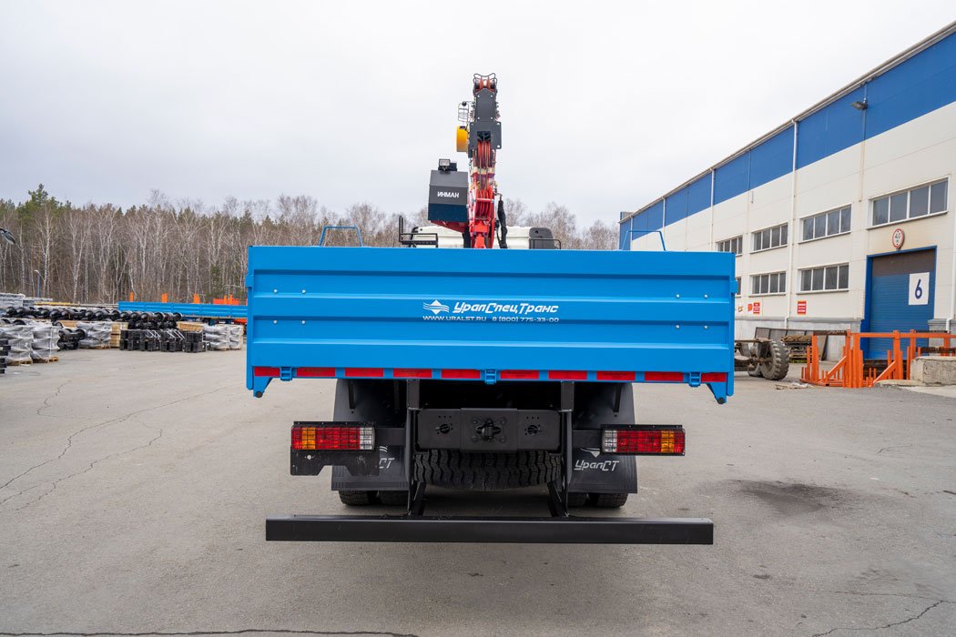 Бортовой автомобиль, УСТ 5453, с КМУ ИТ-150 УСТ 5453 FAW 3250 (6Х6)