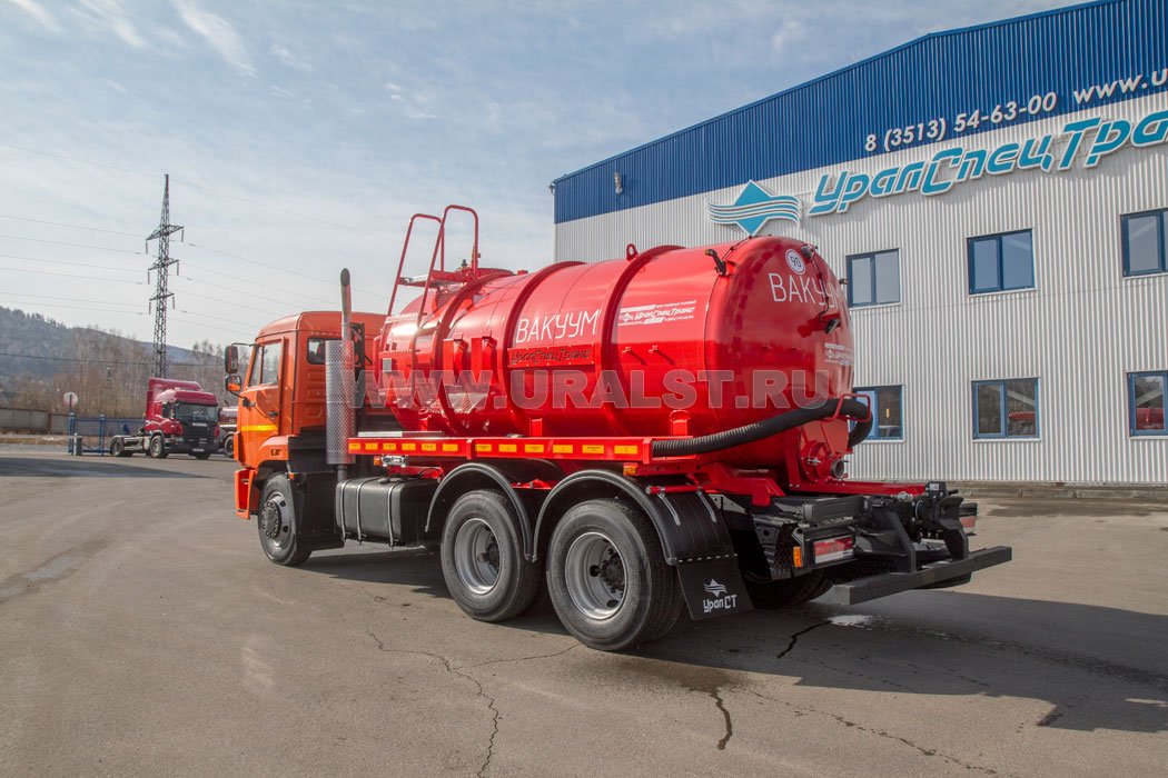 Автоцистерна вакуумная коммунальная МВ-10 КО УСТ 5453L4 Камаз 65115-48(А5)