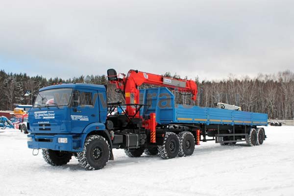Бурильно-крановая машина Камаз 43118-46 с Kanglim KS-2056