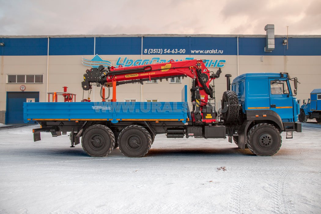 Бортовой с КМУ ИТ-200 (тросовый) Урал 4320-4972-82Е5