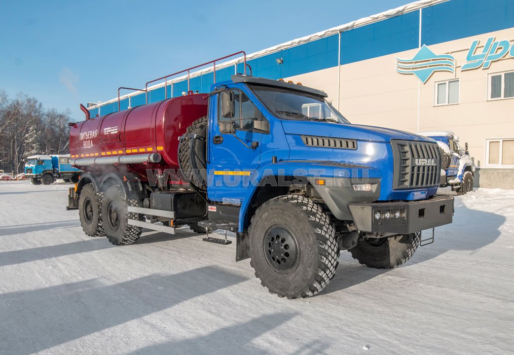 АВТОЦИСТЕРНЫ ДЛЯ ПИТЬЕВОЙ ВОДЫ АЦПТ-10-2НО УСТ 5453 Урал NEXT 4320-72Е5Г38 насос, обогрев