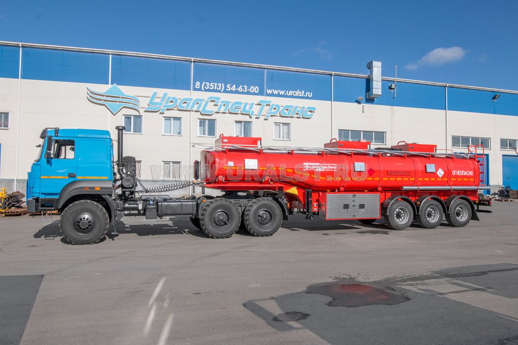 Полуприцеп цистерна ППЦ 28-32-3НУ УСТ 9465 рамная, насос, пневмоподвеска УСТ