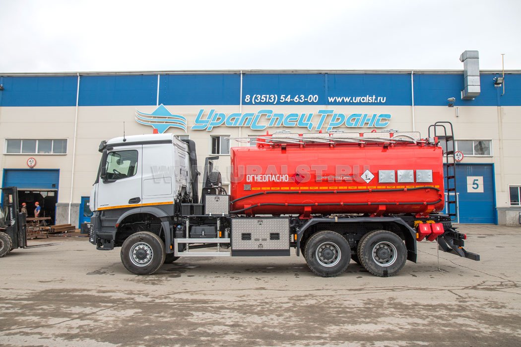 Автотопливозаправщик АТЗ 21-3 Mercedes-Benz Arocs 3348А (6х6)