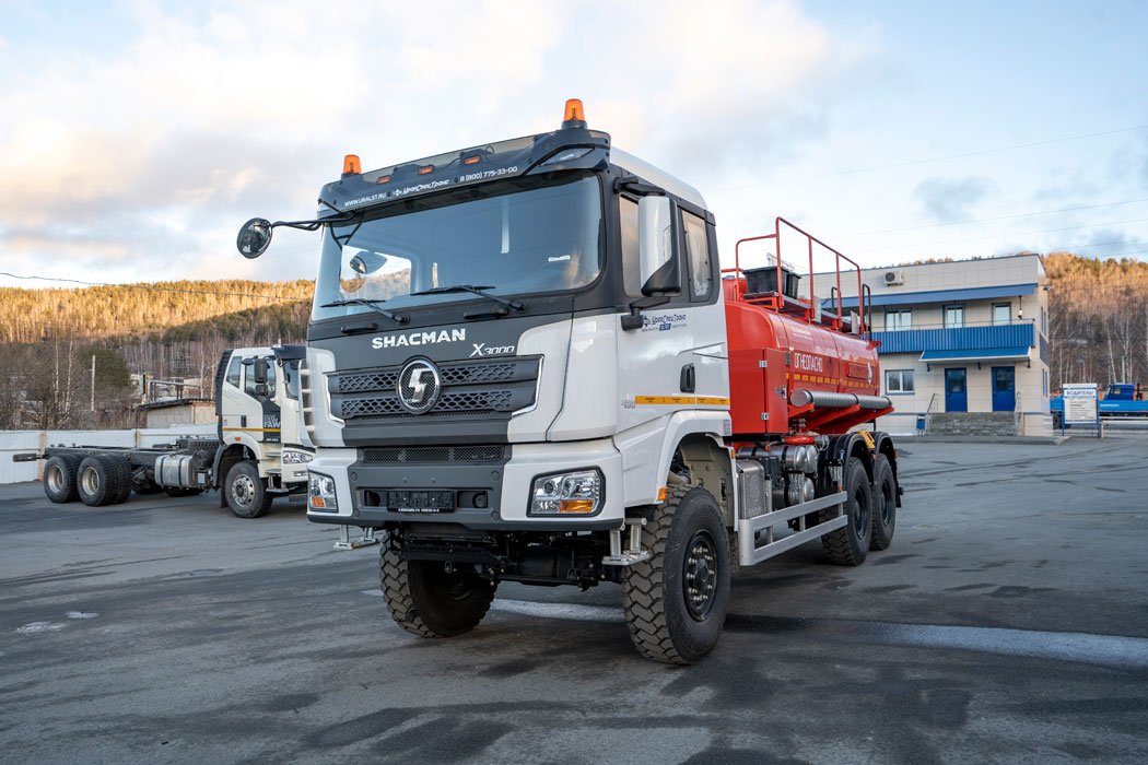  АТЗ-11-2Б УВТ-25, УСТ 5453 SHACMAN (ШАКМАН) SX32586V385 6х6, 14R20, КБ 4575мм.