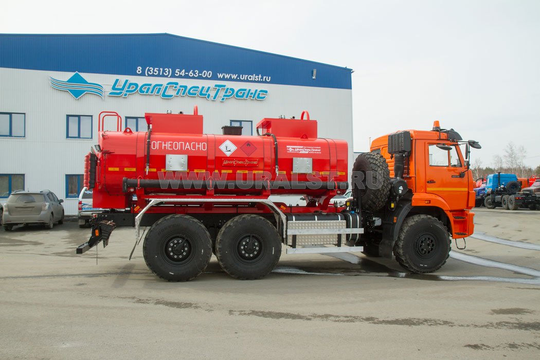 Автотопливозаправщик АТЗ-11-2 УСТ 5453 Камаз 43118-50, задний УВТ