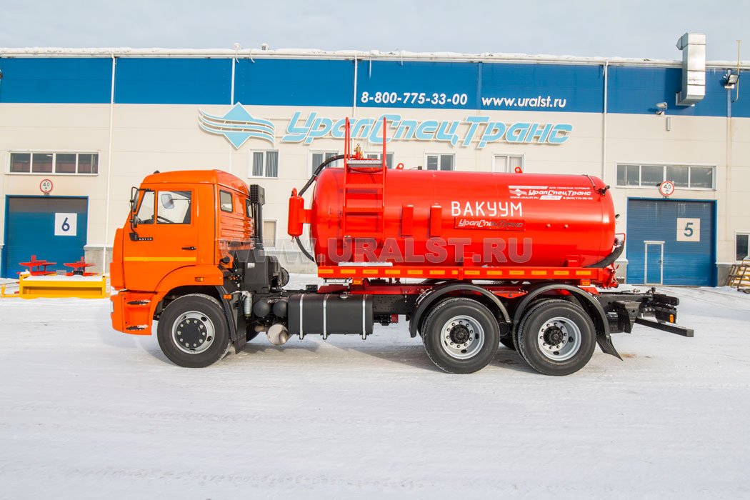  Автоцистерна вакуумная МВ-10 КО УСТ 5453 Камаз 65115-48(А5)