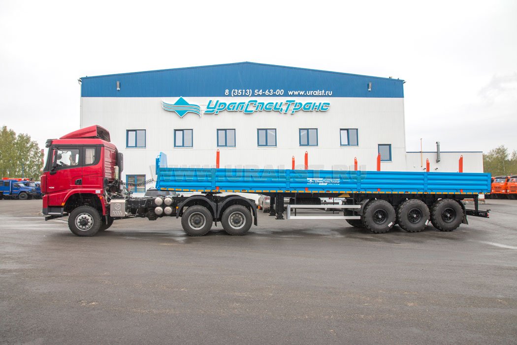 Автопоезд Седельный Тягач SHACMAN (ШАКМАН) SX42586V385 + ППБ 35Б-31-12К