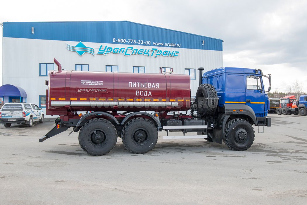 Автоцистерна АЦПТ-10НО УСТ 5453 Урал 5557-4551-82 насос, обогрев, сп. м.
