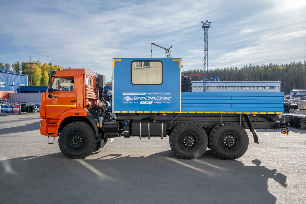 Автофургон ГПА 6+2 откр. УСТ 5453 Камаз 43118 базовый