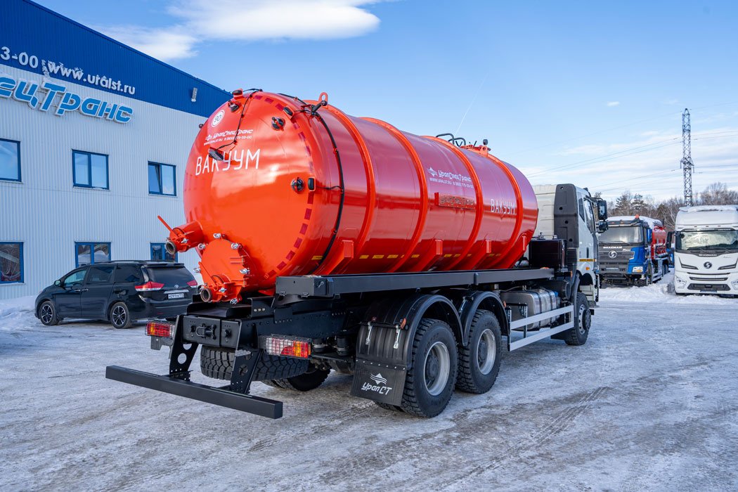 Вакуумная машина МВ-19 КО УСТ 5453 FAW 3250 6Х6, КБ 4800