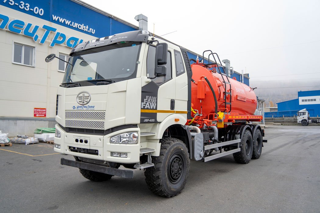 МВ-10Т КО 505 УСТ 5453 FAW 3250 6Х6, КБ 4800 425/85R21