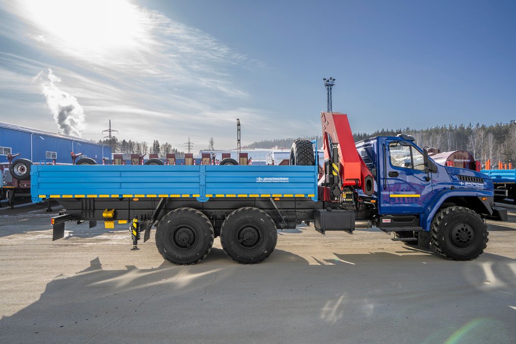 Автомобиль бортовой с КМУ ИМ-320 УСТ 5453 Урал NEXT 4320-72