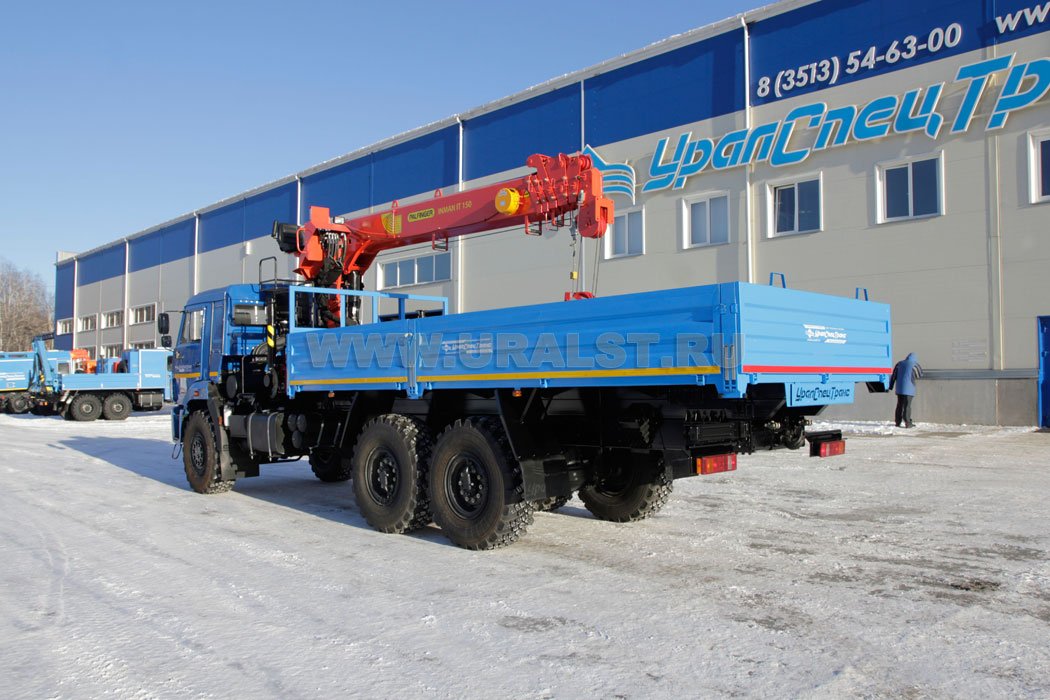 Автомобиль бортовой Камаз 43118-46 с КМУ ИТ-150
