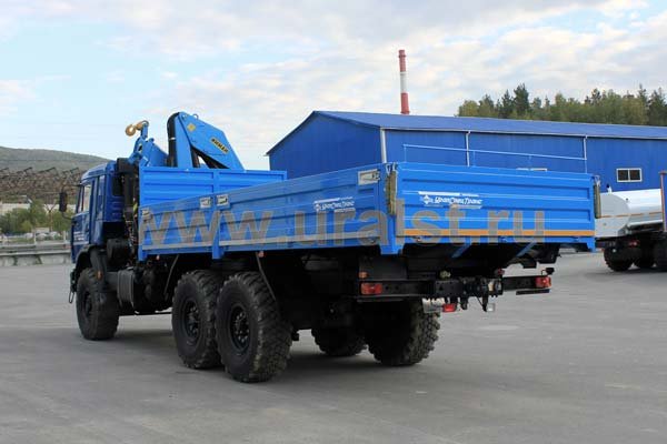 Бортовой автомобиль Камаз с КМУ