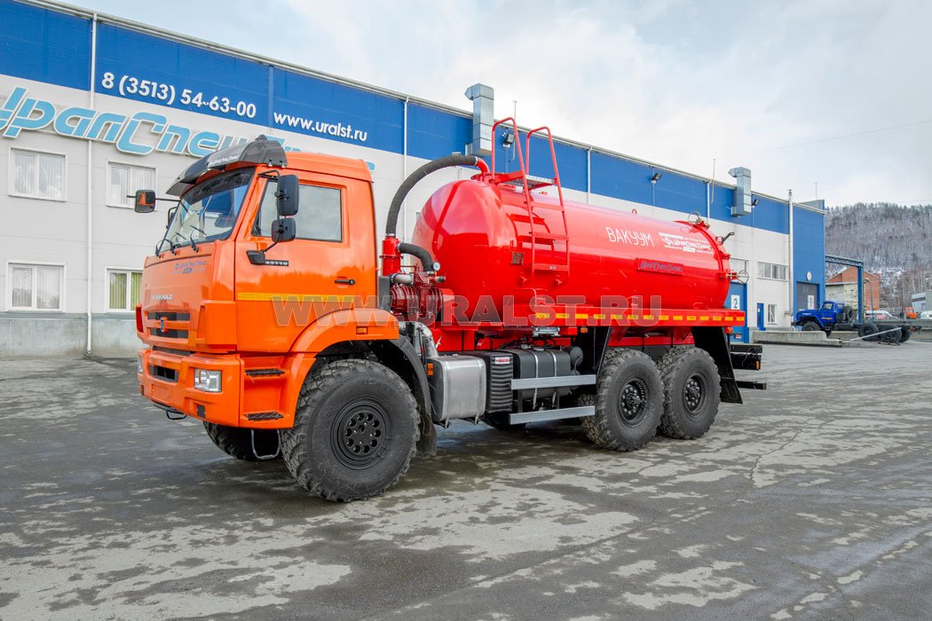Автоцистерна вакуумная коммунальная МВ-11-ОД PNR-122 УСТ 5453 Камаз 43118-50 