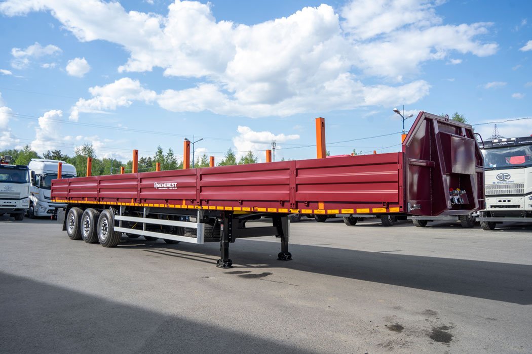 Полуприцеп бортовой ППБ 35Б-32Л-14К SEVEREST ССУ 1200, дисковые тормоза