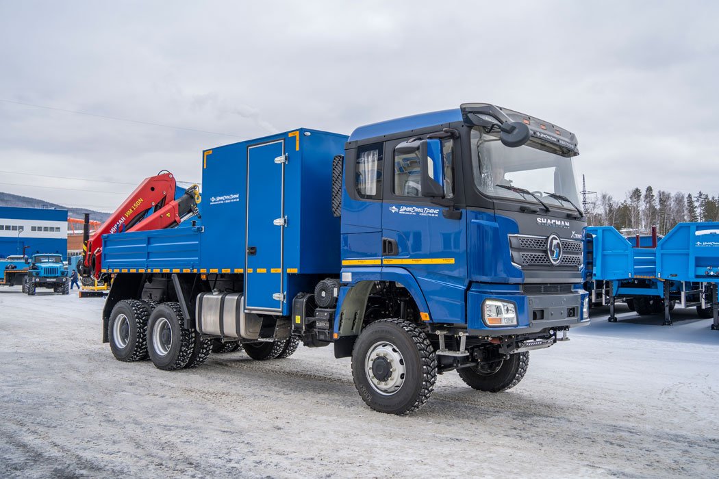  Грузопассажирский автомобиль (ГПА кат. С) 6 мест с КМУ ИМ-150N SHACMAN SX32586V385 (6х6, 4575мм)