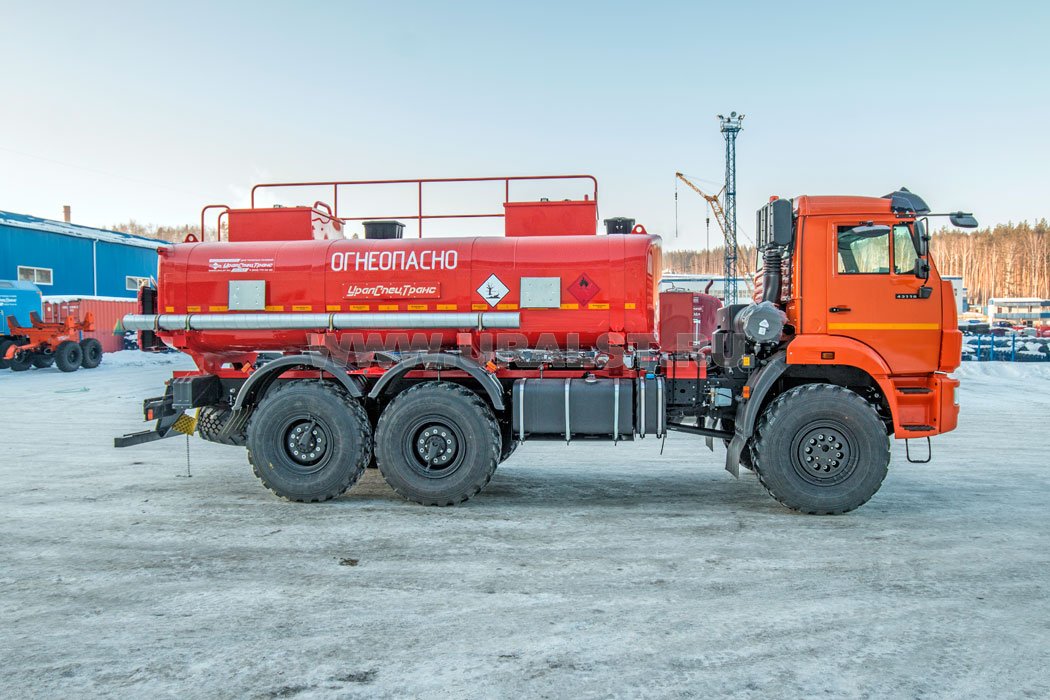 Автотопливозаправщик АТЗ-12-2Б УСТ 5453 Камаз 43118-50 нерж